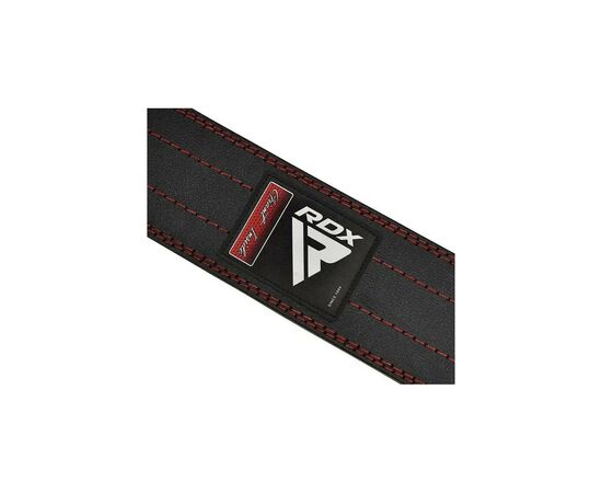 Атлетический пояс RDX для пауерліфтингу RD1 шкіряний Red XL (WPB-RD1R-XL), изображение 4 Атлетический пояс RDX для пауерліфтингу RD1 шкіряний Red XL (WPB-RD1R-XL), изображение 4