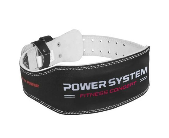 Атлетичний пояс Power System PS-3100 Power шкіряний Black M (PS-3100_M_Black)
