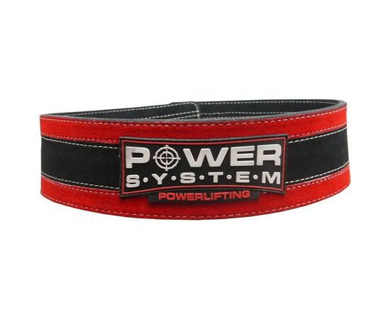 Атлетический пояс Power System Stronglift PS-3840 Black/Red S/M (PS_3840RD-3), изображение 3 Атлетический пояс Power System Stronglift PS-3840 Black/Red S/M (PS_3840RD-3), изображение 3