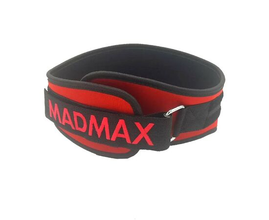 Атлетический пояс MadMax MFB-421 Simply the Best неопреновий Red S (MFB-421-RED_S), изображение 3 Атлетический пояс MadMax MFB-421 Simply the Best неопреновий Red S (MFB-421-RED_S), изображение 3
