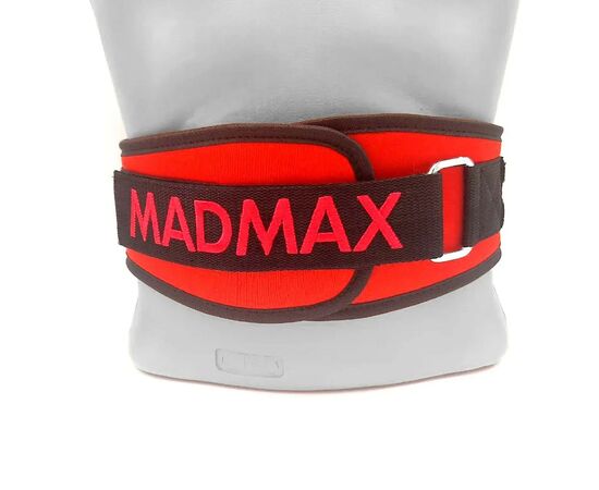 Атлетический пояс MadMax MFB-421 Simply the Best неопреновий Red S (MFB-421-RED_S), изображение 4 Атлетический пояс MadMax MFB-421 Simply the Best неопреновий Red S (MFB-421-RED_S), изображение 4