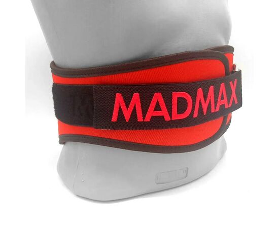 Атлетический пояс MadMax MFB-421 Simply the Best неопреновий Red S (MFB-421-RED_S), изображение 5 Атлетический пояс MadMax MFB-421 Simply the Best неопреновий Red S (MFB-421-RED_S), изображение 5