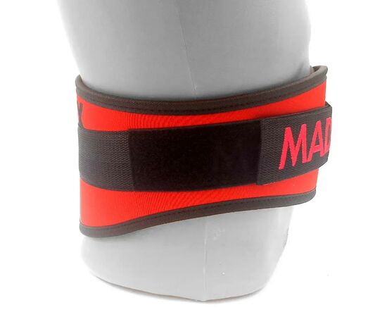 Атлетический пояс MadMax MFB-421 Simply the Best неопреновий Red S (MFB-421-RED_S), изображение 6 Атлетический пояс MadMax MFB-421 Simply the Best неопреновий Red S (MFB-421-RED_S), изображение 6