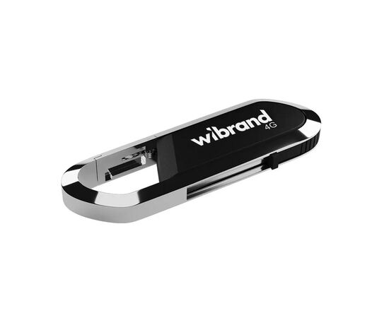 USB флеш накопичувач Wibrand 4GB Aligator Black USB 2.0 (WI2.0/AL4U7B)