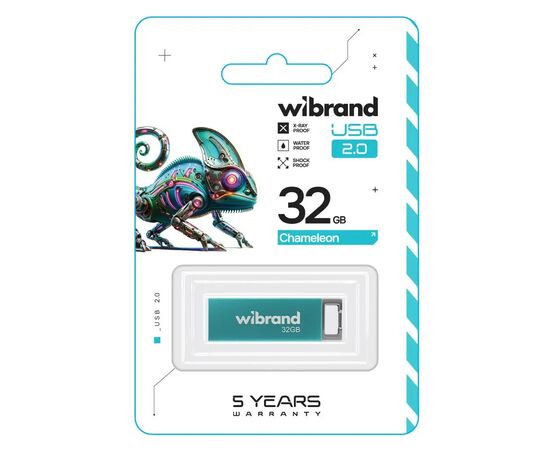 USB флеш накопитель Wibrand 32GB Chameleon Light Blue USB 2.0 (WI2.0/CH32U6LU), изображение 2 USB флеш накопитель Wibrand 32GB Chameleon Light Blue USB 2.0 (WI2.0/CH32U6LU), изображение 2