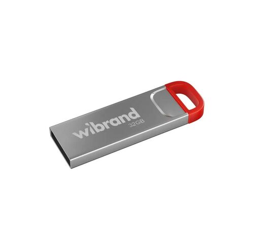 USB флеш накопитель Wibrand 32GB Falcon Silver-Red USB 2.0 (WI2.0/FA32U7R)
