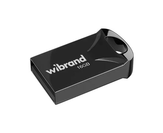 USB флеш накопичувач Wibrand 16GB Hawk Black USB 2.0 (WI2.0/HA16M1B)