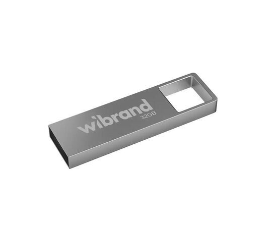 USB флеш накопичувач Wibrand 32GB Shark Silver USB 2.0 (WI2.0/SH32U4S)