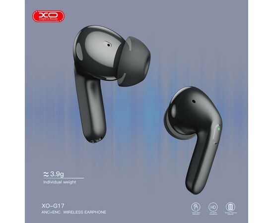 Наушники XO G17 ANC+ENC Black (XO-G17BK), изображение 5 Наушники XO G17 ANC+ENC Black (XO-G17BK), изображение 5