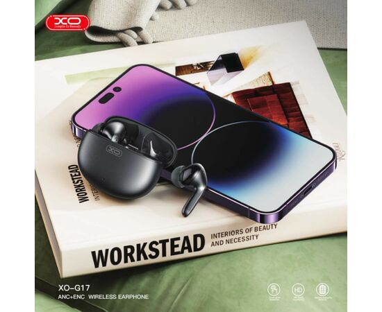 Наушники XO G17 ANC+ENC Black (XO-G17BK), изображение 8 Наушники XO G17 ANC+ENC Black (XO-G17BK), изображение 8