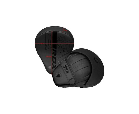 Лапы боксерские RDX F6 Kara Matte Black (FPR-F6MB), изображение 2 Лапы боксерские RDX F6 Kara Matte Black (FPR-F6MB), изображение 2