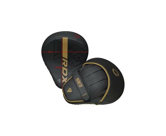 Лапы боксерские RDX F6 Kara Matte Golden (FPR-F6MGL), изображение 2 Лапы боксерские RDX F6 Kara Matte Golden (FPR-F6MGL), изображение 2