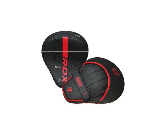 Лапы боксерские RDX F6 Kara Matte Red (FPR-F6MR), изображение 2 Лапы боксерские RDX F6 Kara Matte Red (FPR-F6MR), изображение 2