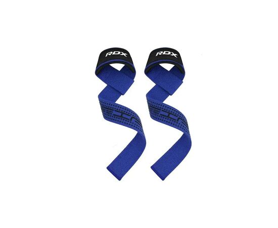 Кистевые лямки RDX S4 Gym Cotton Gel Straps Black Plus (WAC-S4B+)