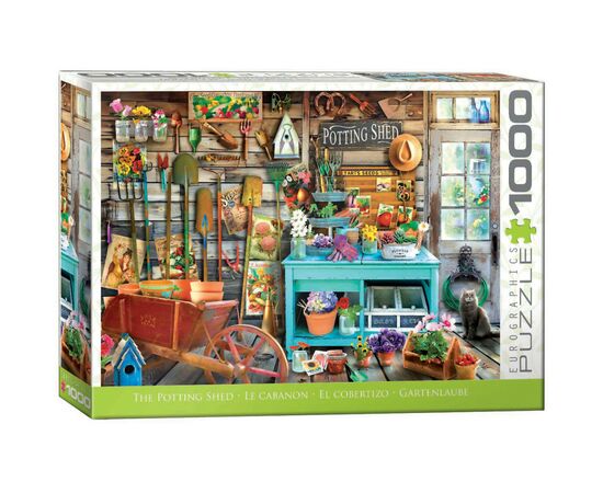 Пазл Eurographics Садовый сарай 1000 элементов (6000-5346)