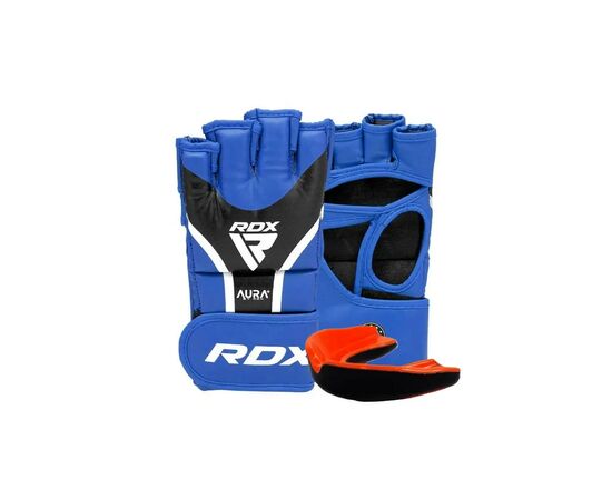 Перчатки для MMA RDX Aura Plus T-17 Blue/Black L (GGR-T17UB-L+)
