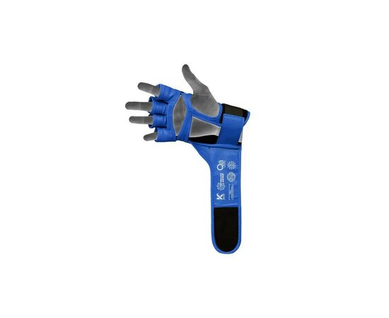 Перчатки для MMA RDX Aura Plus T-17 Blue/Black XL (GGR-T17UB-XL+), изображение 4 Перчатки для MMA RDX Aura Plus T-17 Blue/Black XL (GGR-T17UB-XL+), изображение 4