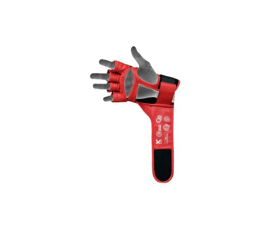 Перчатки для MMA RDX Aura Plus T-17 Red/Black XL (GGR-T17RB-XL+), изображение 4 Перчатки для MMA RDX Aura Plus T-17 Red/Black XL (GGR-T17RB-XL+), изображение 4