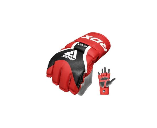 Перчатки для MMA RDX Aura Plus T-17 Red/Black XL (GGR-T17RB-XL+), изображение 6 Перчатки для MMA RDX Aura Plus T-17 Red/Black XL (GGR-T17RB-XL+), изображение 6