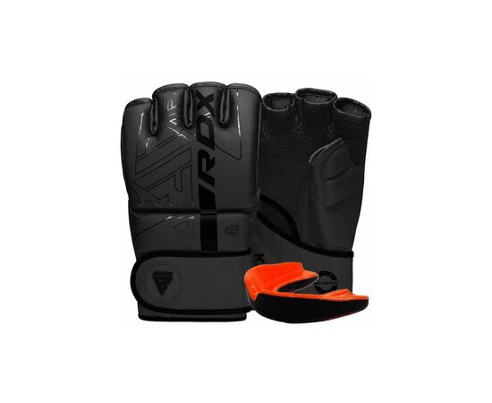 Рукавички для MMA RDX F6 Kara Matte Black Plus L/XL (GSR-F6MB-L/XL+)