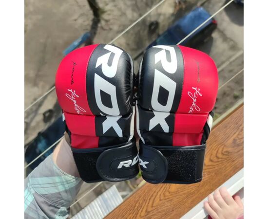 Перчатки для MMA RDX T6 Plus Rex Red L (GGR-T6R-L+), изображение 10 Перчатки для MMA RDX T6 Plus Rex Red L (GGR-T6R-L+), изображение 10
