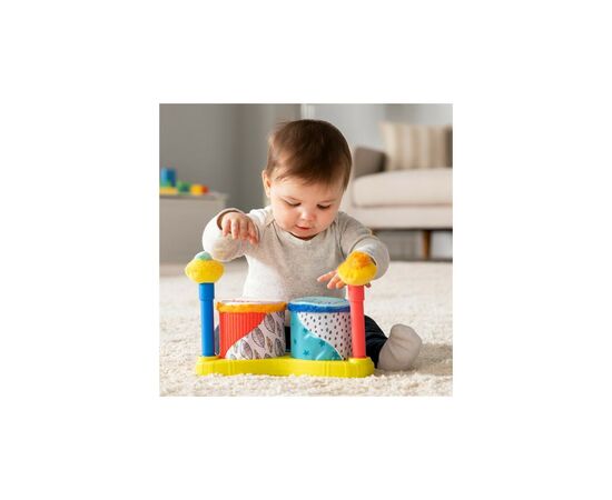 Развивающая игрушка Lamaze Моя первая барабанная установка (L27472), изображение 2 Развивающая игрушка Lamaze Моя первая барабанная установка (L27472), изображение 2