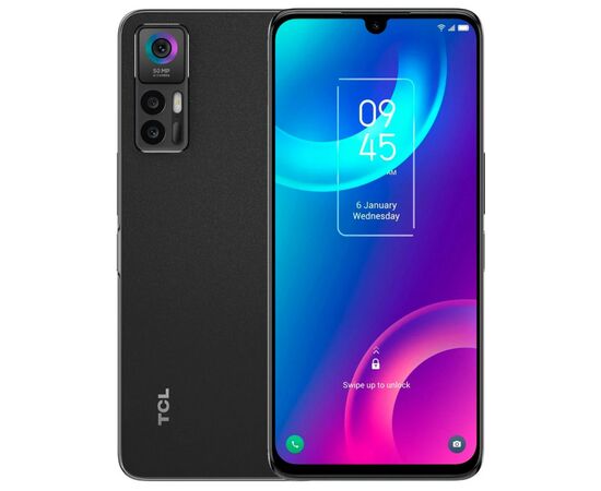 Мобільний телефон TCL 30 (T676H) 4/64GB Tech Black (T676H-2ALCUA12)