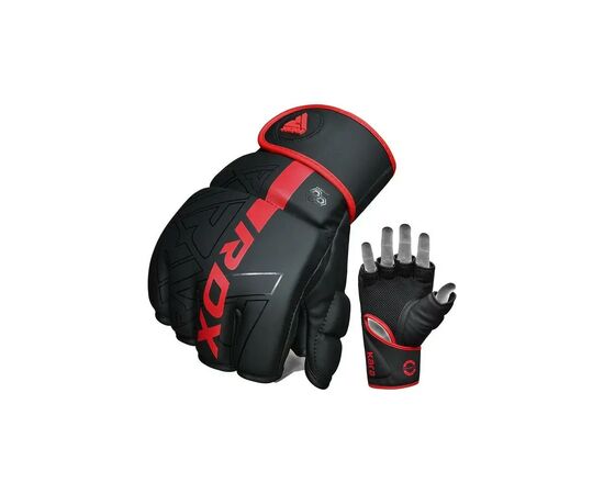 Перчатки для MMA RDX F6 Kara Matte Red L (GGR-F6MR-L), изображение 3 Перчатки для MMA RDX F6 Kara Matte Red L (GGR-F6MR-L), изображение 3