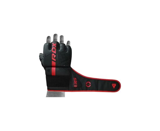 Перчатки для MMA RDX F6 Kara Matte Red L (GGR-F6MR-L), изображение 4 Перчатки для MMA RDX F6 Kara Matte Red L (GGR-F6MR-L), изображение 4