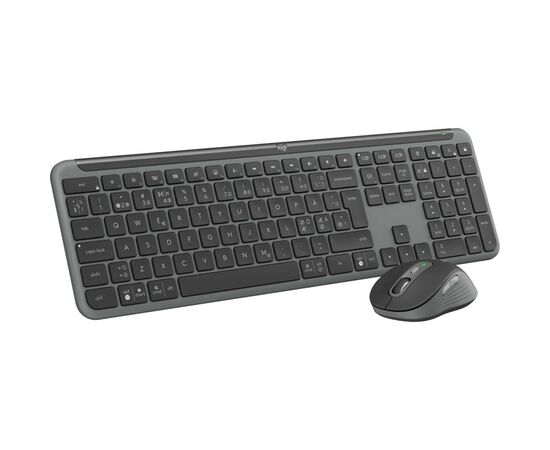 Комплект Logitech Signature Slim MK950 for Business Wireless/Bluetooth UA Graphite (920-012508), изображение 3 Комплект Logitech Signature Slim MK950 for Business Wireless/Bluetooth UA Graphite (920-012508), изображение 3