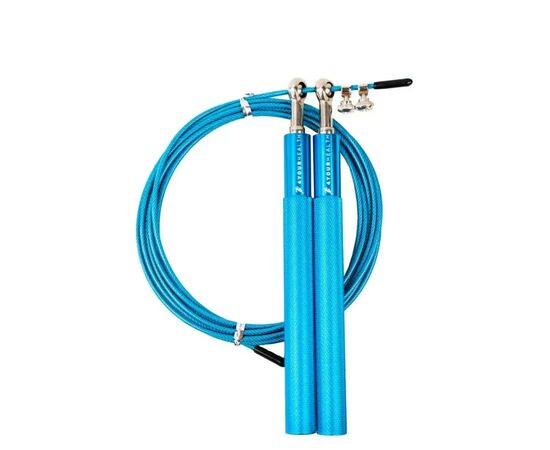 Скакалка 4yourhealth швидкісна Jump Rope Premium металева на підшипниках Блакитна (SALE_4YH_0200_Blue)