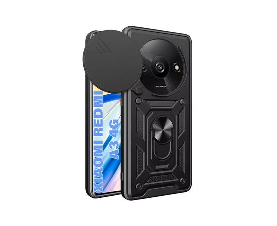 Чохол до мобільного телефона BeCover Military Xiaomi Redmi A3 4G Black (711319)