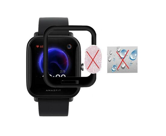 Плівка захисна BeCover Amazfit Bip U Pro Black (706054), зображення 3 Плівка захисна BeCover Amazfit Bip U Pro Black (706054), зображення 3