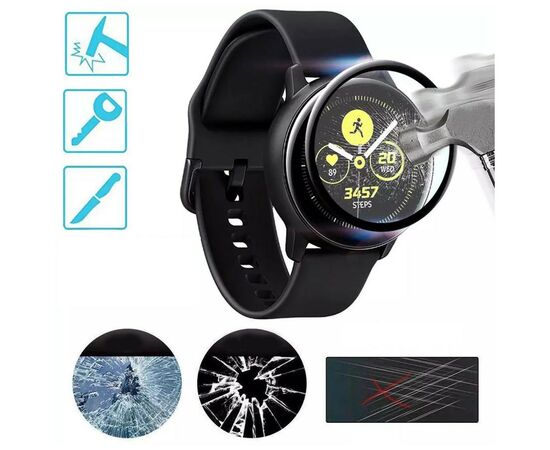 Плівка захисна BeCover Samsung Galaxy Watch Active 2 40mm SM-R830 Black (706035), зображення 5 Плівка захисна BeCover Samsung Galaxy Watch Active 2 40mm SM-R830 Black (706035), зображення 5