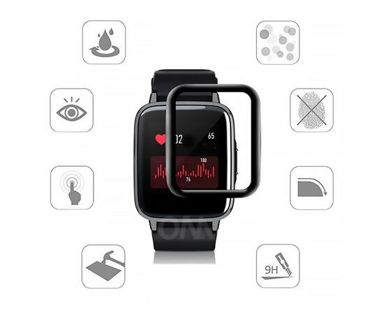 Плівка захисна BeCover Xiaomi Haylou Smart Watch LS01 Black (706039), зображення 4 Плівка захисна BeCover Xiaomi Haylou Smart Watch LS01 Black (706039), зображення 4