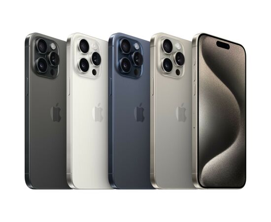 Мобильный телефон Apple iPhone 15 Pro 256GB Natural Titanium (MTV53), изображение 6 Мобильный телефон Apple iPhone 15 Pro 256GB Natural Titanium (MTV53), изображение 6