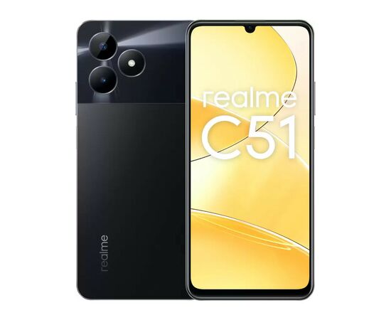 Мобильный телефон realme C51 4/128GB Carbon Black