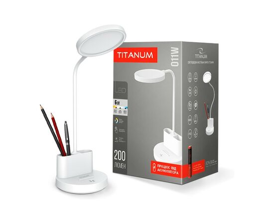 Настольная лампа TITANUM TLTF-011W 6W 2700-6000K (27413), изображение 4 Настольная лампа TITANUM TLTF-011W 6W 2700-6000K (27413), изображение 4