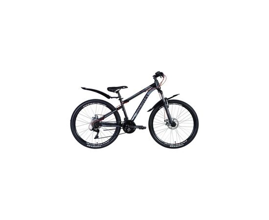Велосипед Discovery Trek AM DD 26" 13" ST 2024 Сірий (OPS-DIS-26-553)