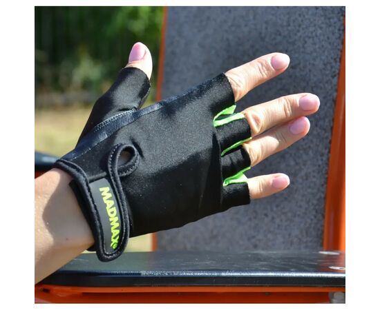 Перчатки для фитнеса MadMax MFG-251 Rainbow Green L (MFG-251-Green_L), изображение 2 Перчатки для фитнеса MadMax MFG-251 Rainbow Green L (MFG-251-Green_L), изображение 2