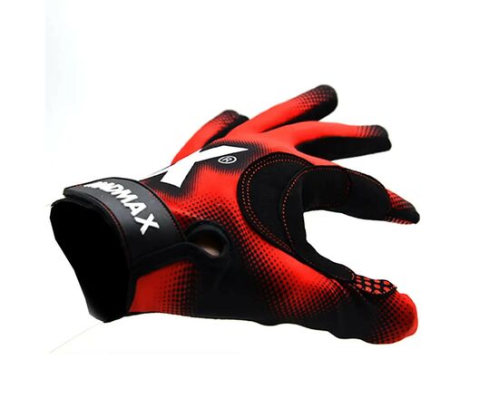 Перчатки для фитнеса MadMax MXG-101 X Gloves Black/Grey/Red S (MXG-101-RED_S), изображение 2 Перчатки для фитнеса MadMax MXG-101 X Gloves Black/Grey/Red S (MXG-101-RED_S), изображение 2