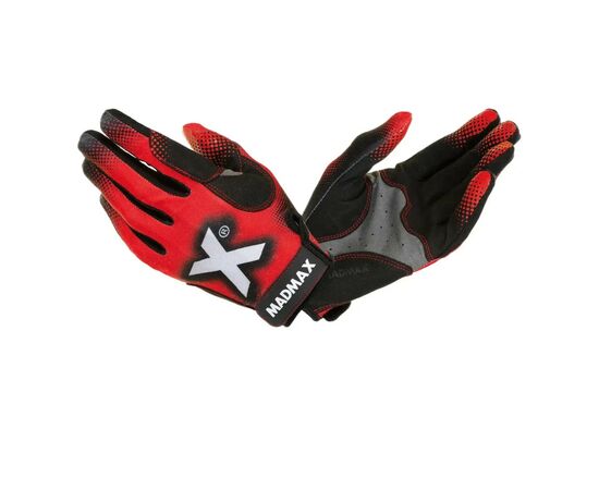 Рукавички для фітнесу MadMax MXG-101 X Gloves Black/Grey/Red XXL (MXG-101-RED_XXL)