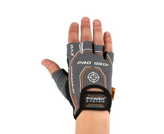 Рукавички для фітнесу Power System PS-2260 Pro Grip EVO Grey S (PS_2260GR-2_S), зображення 3 Рукавички для фітнесу Power System PS-2260 Pro Grip EVO Grey S (PS_2260GR-2_S), зображення 3