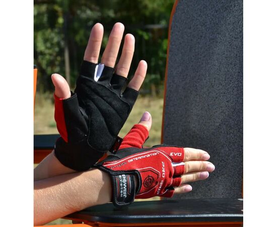 Перчатки для фитнеса Power System PS-2260 Pro Grip EVO Red S (PS_2260RD-2_S), изображение 4 Перчатки для фитнеса Power System PS-2260 Pro Grip EVO Red S (PS_2260RD-2_S), изображение 4