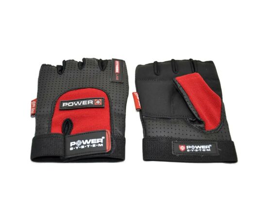 Перчатки для фитнеса Power System PS-2500 Power Plus Black/Red XXL (PS-2500_2XL_Black-red), изображение 2 Перчатки для фитнеса Power System PS-2500 Power Plus Black/Red XXL (PS-2500_2XL_Black-red), изображение 2