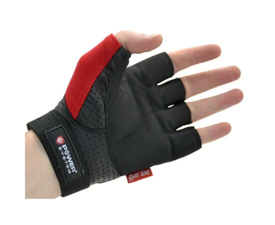 Перчатки для фитнеса Power System PS-2500 Power Plus Black/Red XXL (PS-2500_2XL_Black-red), изображение 3