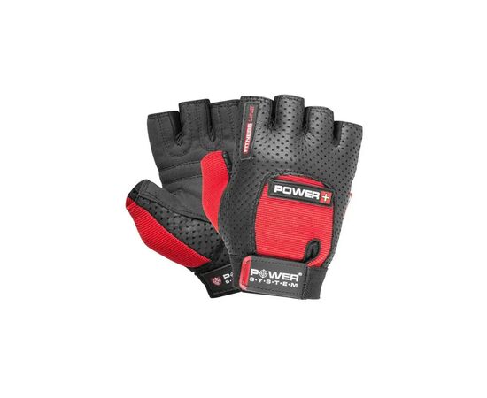 Перчатки для фитнеса Power System PS-2500 Power Plus Black/Red XXL (PS-2500_2XL_Black-red)