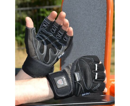 Перчатки для фитнеса Power System PS-2850 Raw Power Black/Grey M (PS-2850_M_Black-Grey), изображение 4 Перчатки для фитнеса Power System PS-2850 Raw Power Black/Grey M (PS-2850_M_Black-Grey), изображение 4