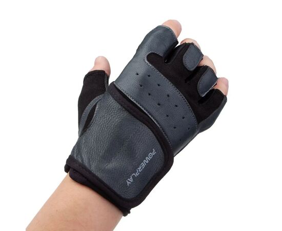 Перчатки для фитнеса PowerPlay 2229 Чорні L (PP_2229_L_Black), изображение 4 Перчатки для фитнеса PowerPlay 2229 Чорні L (PP_2229_L_Black), изображение 4