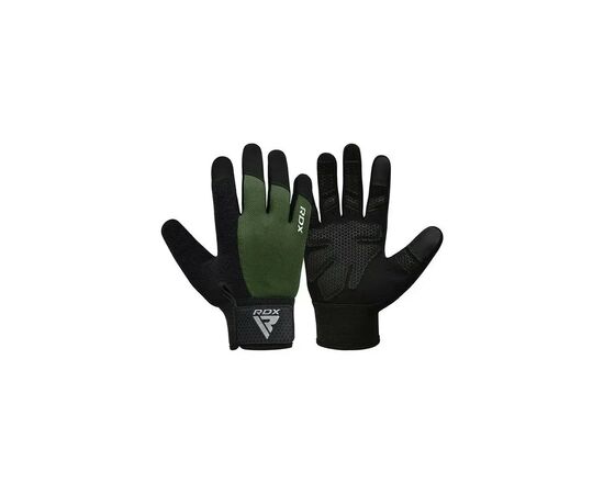 Перчатки для фитнеса RDX W1 Full Finger Army Green L (WGA-W1FA-L+), изображение 2 Перчатки для фитнеса RDX W1 Full Finger Army Green L (WGA-W1FA-L+), изображение 2